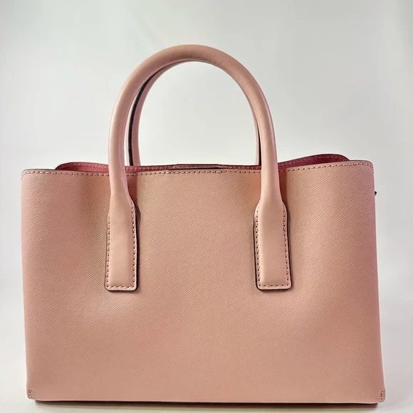 NWT Women’s Michael Kors Small Ruthie Satchel/Tote Pink Leather Handbag - Picture 3 of 7